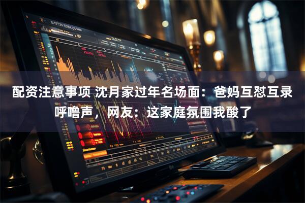 配资注意事项 沈月家过年名场面：爸妈互怼互录呼噜声，网友：这家庭氛围我酸了